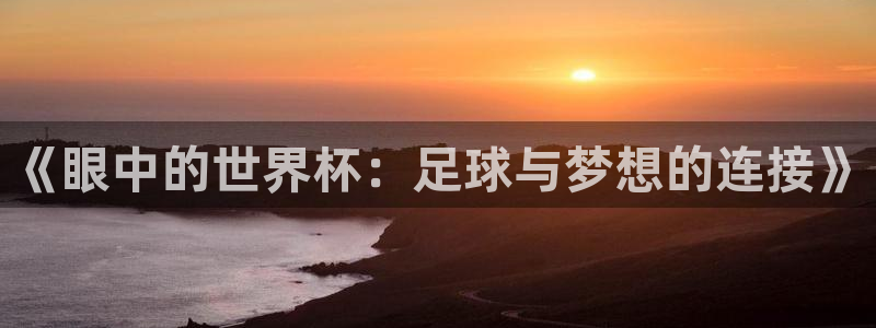 世界杯足球2026:《眼中的世界杯:足球与梦想的连接》